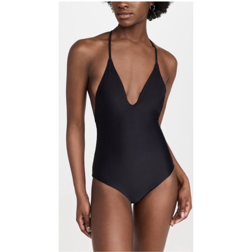 JADE SWIM All In One Piece Black Matte Size M